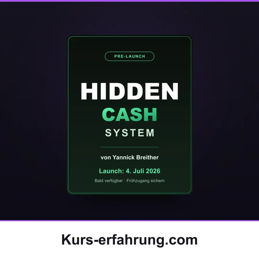 Hidden Cash System: Lohnt der Frühzugang schon? (Pre-Launch-Check)