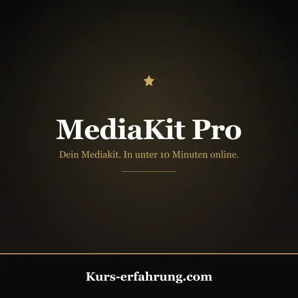 MediaKit Pro Erfahrungen: Mein ehrlicher Bericht