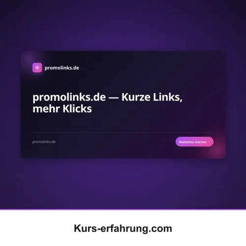 PromoLinks: Kurzlinks, QR-Codes & alle Tools im Überblick